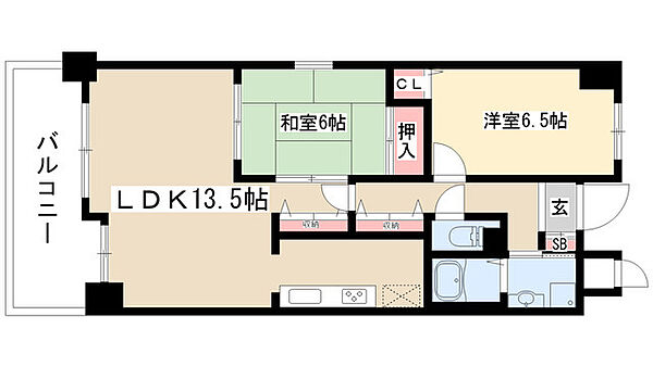 リュミエール泉 303｜愛知県名古屋市東区泉３丁目(賃貸マンション2LDK・3階・68.08㎡)の写真 その2