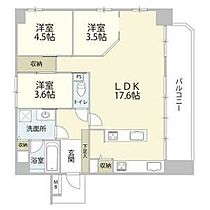 コンセール丸の内 702 ｜ 愛知県名古屋市中区丸の内１丁目（賃貸マンション3LDK・7階・64.00㎡） その2