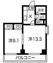 ヒルトップハウス 305 ｜ 愛知県名古屋市東区泉２丁目（賃貸マンション2K・3階・57.72㎡） その2