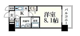 プレサンス名古屋STATIONサティナ 1402 ｜ 愛知県名古屋市中村区則武２丁目（賃貸マンション1K・14階・25.51㎡） その2