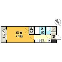 リバティハイツ白鳥 406 ｜ 愛知県名古屋市熱田区一番２丁目（賃貸マンション1K・4階・20.90㎡） その2