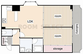 ラディアント柴田 404 ｜ 愛知県名古屋市南区柴田町３丁目（賃貸マンション2LDK・4階・59.24㎡） その2