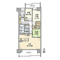 グランドメゾン熱田の杜 404 ｜ 愛知県名古屋市熱田区横田１丁目（賃貸マンション3LDK・4階・83.76㎡） その2