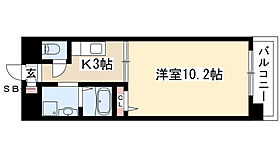 VERDINO内田橋(べルディーノ) 307 ｜ 愛知県名古屋市南区内田橋２丁目（賃貸マンション1DK・3階・31.00㎡） その2