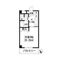 ホーメスト北原T.M 305 ｜ 愛知県名古屋市瑞穂区北原町２丁目（賃貸マンション1K・3階・25.20㎡） その2