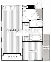 G.MIZUHO 201 ｜ 愛知県名古屋市瑞穂区内方町２丁目（賃貸マンション1LDK・2階・34.28㎡） その2