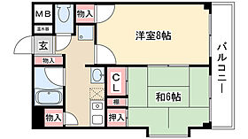 ドーミーいりなかアネックス 401 ｜ 愛知県名古屋市昭和区駒方町５丁目（賃貸マンション2K・4階・38.01㎡） その2