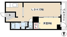 石川橋セブン 413 ｜ 愛知県名古屋市昭和区五軒家町（賃貸マンション1LDK・4階・45.00㎡） その2