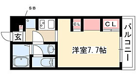 DoubleTree御器所 302 ｜ 愛知県名古屋市昭和区御器所３丁目（賃貸アパート1K・3階・23.18㎡） その2