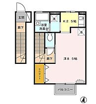 ラ クレール豊田 201 ｜ 愛知県名古屋市南区豊田５丁目（賃貸アパート1K・2階・34.04㎡） その2