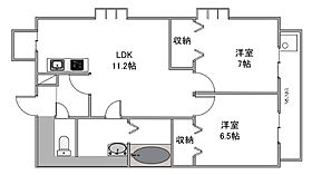 クレールモリIII 401 ｜ 愛知県名古屋市中川区供米田２丁目（賃貸マンション2LDK・4階・48.40㎡） その2