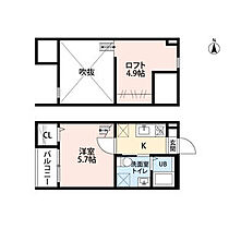 REFINED　TASTE　西日置(リファイン 205 ｜ 愛知県名古屋市中川区西日置２丁目（賃貸アパート1K・2階・21.12㎡） その2