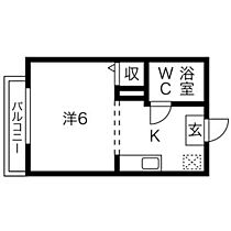 メゾン尾頭橋 2B ｜ 愛知県名古屋市中川区尾頭橋２丁目（賃貸アパート1K・2階・19.87㎡） その1