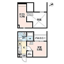 レジアス高畑(レジアスタカバタ) 203 ｜ 愛知県名古屋市中川区中郷４丁目（賃貸アパート1K・2階・20.04㎡） その2