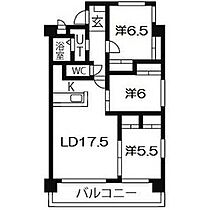 アルカディアVIII(8) 401 ｜ 愛知県名古屋市名東区高針４丁目（賃貸マンション3LDK・4階・78.79㎡） その2