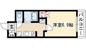 ヒルズ・フドー 404 ｜ 愛知県名古屋市千種区千種３丁目（賃貸マンション1K・4階・24.01㎡） その2