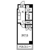 アールズコート本山イースト 503 ｜ 愛知県名古屋市千種区朝岡町３丁目（賃貸マンション1K・5階・24.34㎡） その2