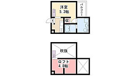 ヒルズ古出来(ヒルズコデキ) 202 ｜ 愛知県名古屋市千種区古出来３丁目（賃貸アパート1R・2階・18.95㎡） その2