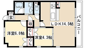 PLATZ KAKUOZAN 101 ｜ 愛知県名古屋市千種区山門町２丁目（賃貸マンション2LDK・1階・59.98㎡） その2