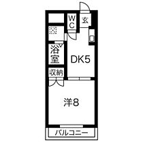 グランドールJ・S 501 ｜ 愛知県名古屋市名東区神月町（賃貸マンション1DK・5階・30.02㎡） その2