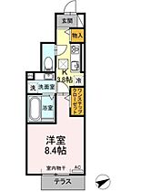 Ｄ－ｒｏｏｍ　ｗｉｎｇ 102 ｜ 愛知県長久手市岩作早稲田（賃貸アパート1K・1階・31.63㎡） その2