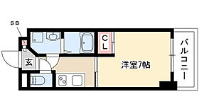 ルーエ白川公園 1105 ｜ 愛知県名古屋市中区栄１丁目（賃貸マンション1K・11階・25.54㎡） その2