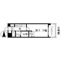 FINE　CALL　TB-01 1C ｜ 愛知県名古屋市西区菊井１丁目（賃貸マンション1K・1階・24.94㎡） その2