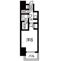 メイクス名駅太閤 1201 ｜ 愛知県名古屋市中村区太閤２丁目（賃貸マンション1K・12階・25.20㎡） その2