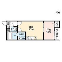 プラージュ中島 203 ｜ 愛知県名古屋市中川区明徳町１丁目（賃貸アパート1LDK・2階・32.18㎡） その2