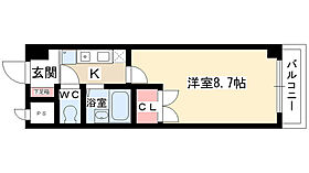 サンセイハイツ社台 B401 ｜ 愛知県名古屋市名東区社台１丁目（賃貸マンション1K・4階・24.08㎡） その2