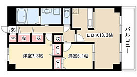 メゾン八事 305 ｜ 愛知県名古屋市昭和区広路町字石坂（賃貸マンション2LDK・3階・68.20㎡） その2