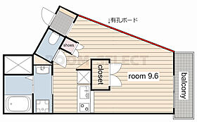 パークサイド うえその 102 ｜ 愛知県名古屋市名東区植園町１丁目（賃貸マンション1R・1階・23.37㎡） その2