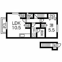 WHITE BASE 001 ｜ 愛知県長久手市杁ケ池（賃貸アパート1LDK・2階・45.75㎡） その2