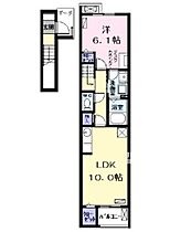 グランシュール　ＳＯＵＴＨ　II 201 ｜ 愛知県名古屋市中村区岩塚町字城前（賃貸アパート1LDK・2階・43.79㎡） その2