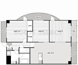 フォルムGP E400 ｜ 愛知県名古屋市中川区二女子町６丁目（賃貸マンション3LDK・4階・81.90㎡） その2