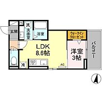 ベンティ　明治 201 ｜ 愛知県名古屋市南区明治２丁目（賃貸アパート1LDK・2階・30.27㎡） その2