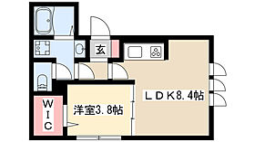 エクラシエール 302 ｜ 愛知県名古屋市南区道徳北町１丁目（賃貸アパート1LDK・3階・33.00㎡） その2