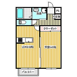 間取図画像 1LDK