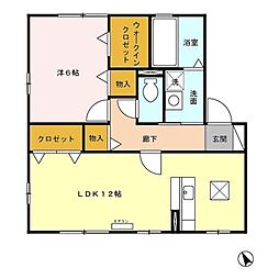 間取図画像 1LDK
