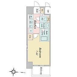 BPRレジデンス丸の内(旧ラグゼナ丸の内) 10階1Kの間取り