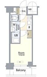 エスリード鶴舞グランパークス 11階1Kの間取り