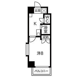 間取図画像 1K