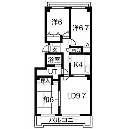 ラ・ヴィレット城屋敷 3階