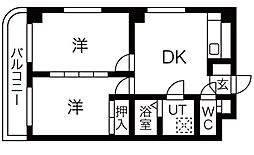 間取図画像 2DK