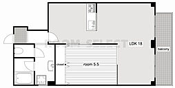 間取図画像 1LDK