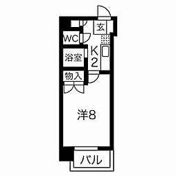 間取図画像 1K