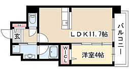 間取図画像 1LDK