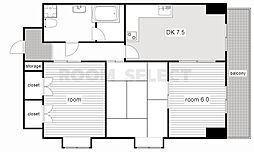 間取図画像 2SDK