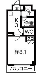間取図画像 1K