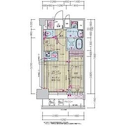 プレサンス上前津ディアシス 14階1LDKの間取り